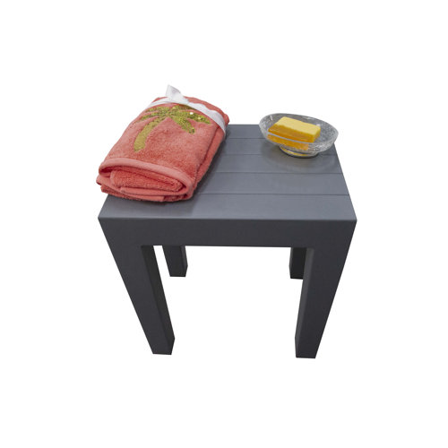 Design by Intent Indestructible 16'' Tall Plastic Utility Stool